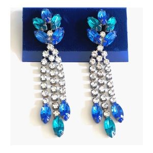 Gorgeous Vintage rhinestone dangle earrings